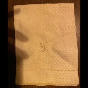 Antique “B” monogrammed linen